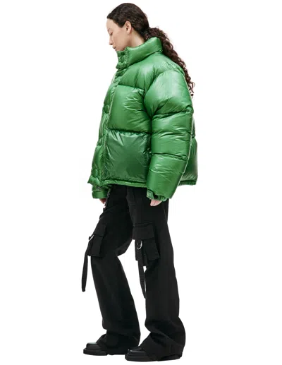 Readymade Green Down Jacket In Green