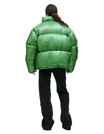 Readymade Green Down Jacket In Green