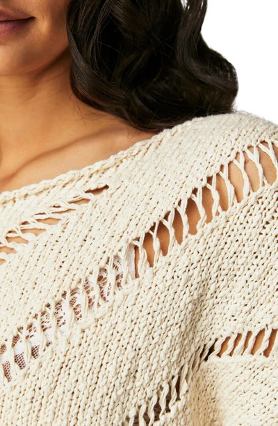 Shop Free People Hayley Sweater In Cream