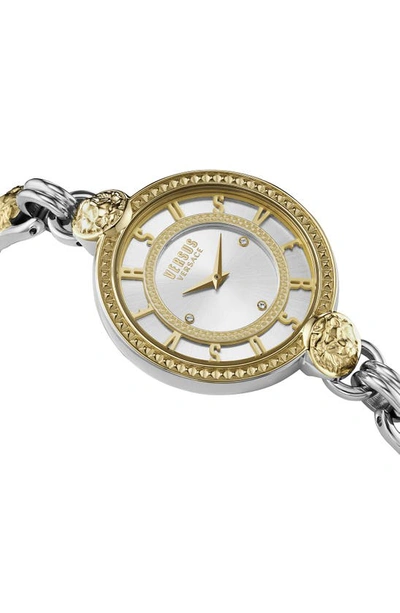 Shop Versus Les Docks Two-tone Bracelet Watch, 36mm In Two Tone