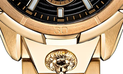Shop Versus Runyon Multifunction Bracelet Watch, 44mm In Ip Yellow Gold