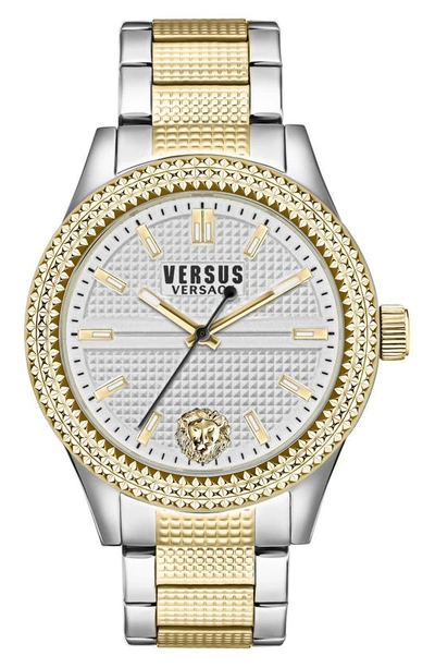 Shop Versus Versace Bayside Bracelet Watch, 38mm In Two Tone