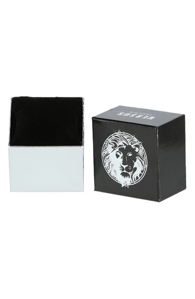Shop Versus Versace 6e Arrondissement Crystal Multifunction Bracelet Watch, 46mm In Two Tone