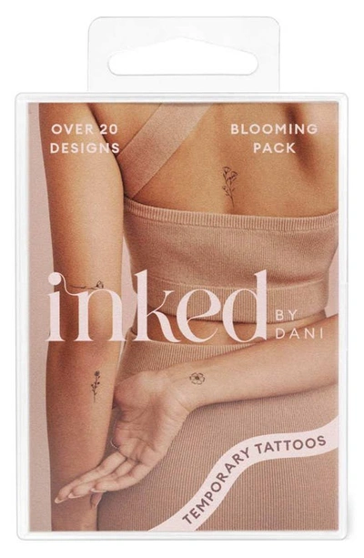 Shop Inked By Dani Blooming Temporary Tattoos In Black