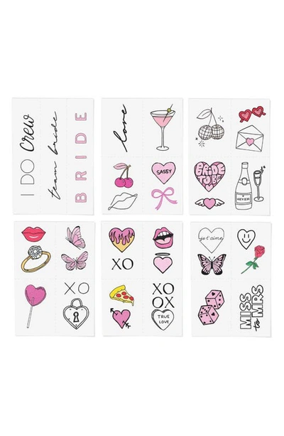 Shop Inked By Dani Bachelorette Babe Temporary Tattoos In Multi