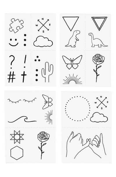 Shop Inked By Dani Barely There Temporary Tattoos In Black