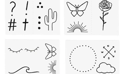 Shop Inked By Dani Barely There Temporary Tattoos In Black