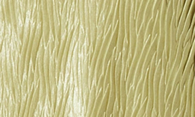 Astr The Label Long Sleeve Plissé Minidress In Celery