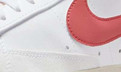 Shop Nike Blazer Mid '77 Sneaker In White/ Red/ Sail