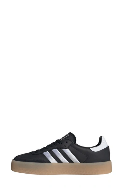Shop Adidas Originals Samba Sneaker In Black/ Black/ White