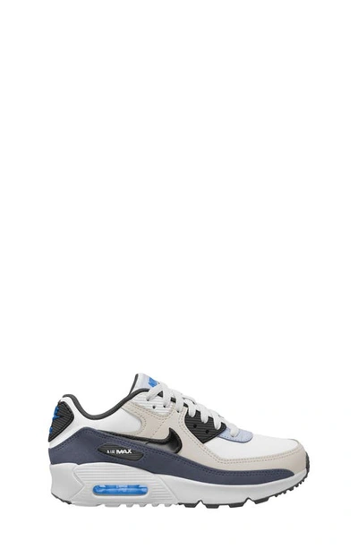 Shop Nike Kids' Air Max 90 Sneaker In Blue/ Black/ Phantom/ Grey