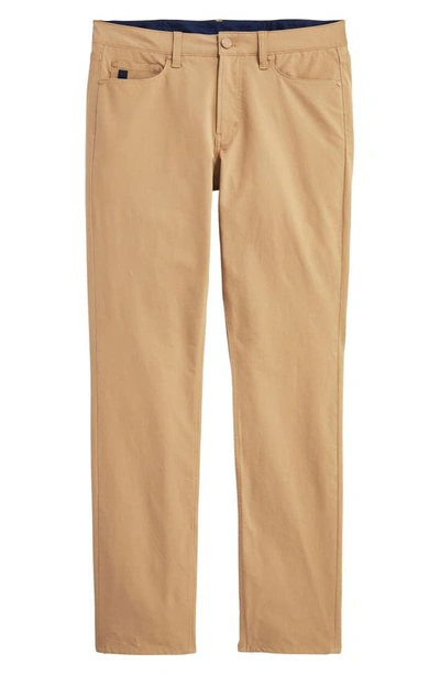 Shop Vineyard Vines On-the-go Water Repellent Stretch Canvas Pants In Officer Khaki