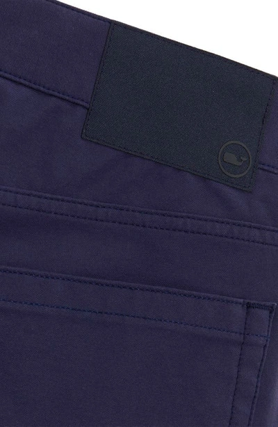 Shop Vineyard Vines On-the-go Water Repellent Stretch Canvas Pants In Nautical Navy