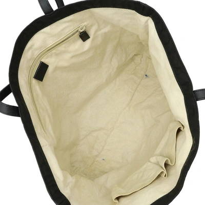 Shop Gucci Cabas Black Canvas Tote Bag ()