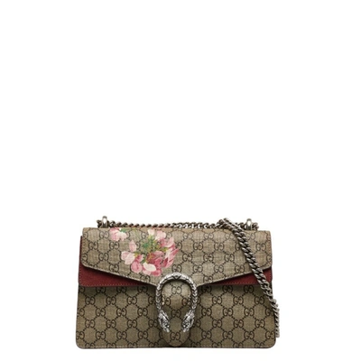 Shop Gucci Dionysus Beige Canvas Shopper Bag ()