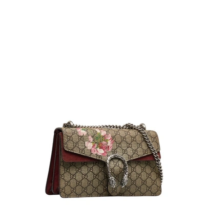 Shop Gucci Dionysus Beige Canvas Shopper Bag ()