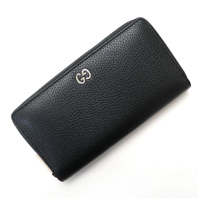 Shop Gucci Porte Feuille Bifold Black Leather Wallet  ()