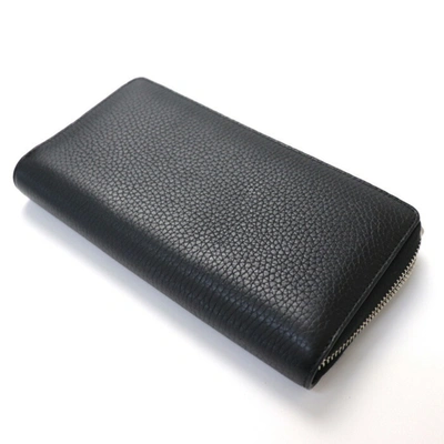Shop Gucci Porte Feuille Bifold Black Leather Wallet  ()