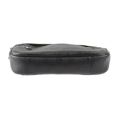 Pre-owned Louis Vuitton Ambler Black Canvas Clutch Bag ()