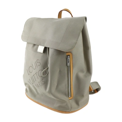 Pre-owned Louis Vuitton Pionie Beige Leather Backpack Bag ()