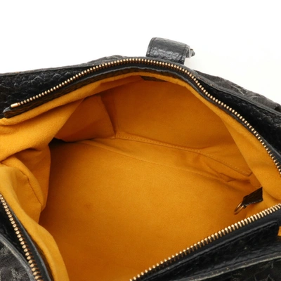 Pre-owned Louis Vuitton Xs Black Denim - Jeans Shoulder Bag ()