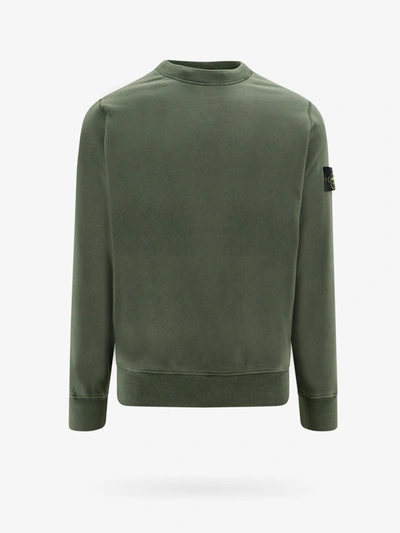 Shop Stone Island Sweatshirt In Green