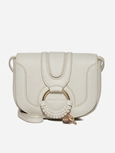 Shop See By Chloé Hana Mini Leather Bag In Cement Beige