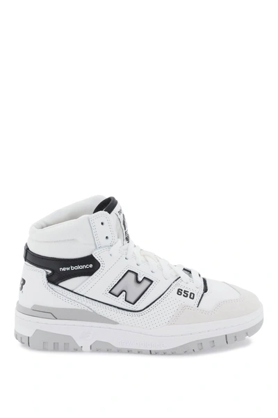Shop New Balance 650 Sneakers In White, Black