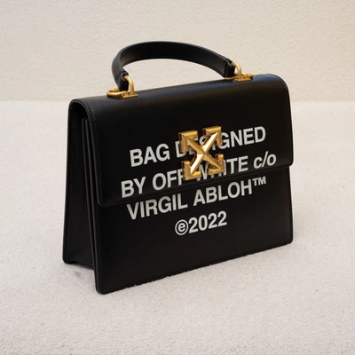 OFF-WHITE Pre-owned Printed Jitney Top-handle Bag