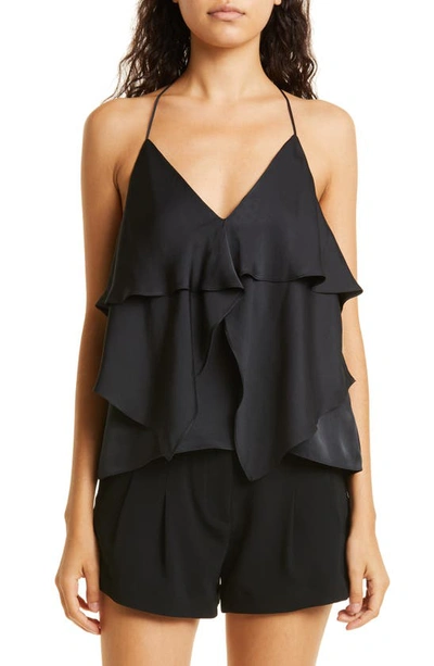 Shop Ramy Brook Brittany Tiered Camisole In Black