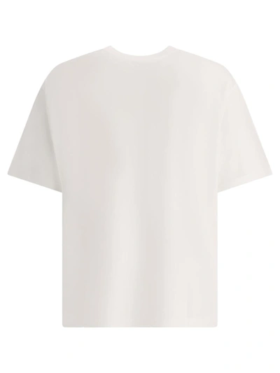 Shop Acne Studios "face" T-shirt In White