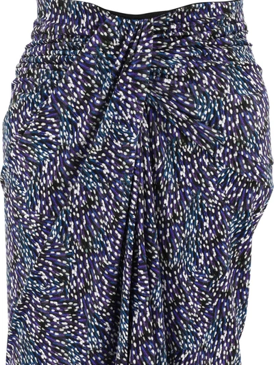 Shop Isabel Marant Étoile "jeldia" Skirt In Blue