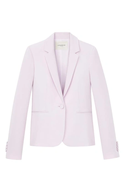 Shop Lafayette 148 New York Eastman Finesse Crepe Blazer In Dried Blossom