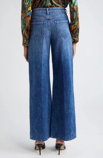 Shop L Agence Alicent High Waist Wide Leg Jeans In Wilcox