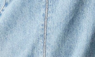 Free People High Roller Shortall Bright Eyes In Denim In Bright Eyes