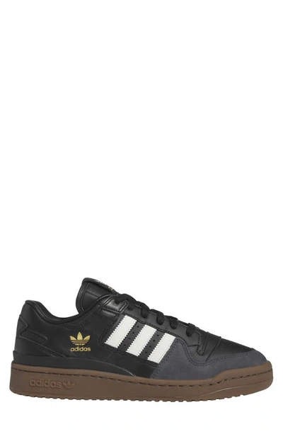 Shop Adidas Originals Forum 84 Low Basketball Sneaker In Black/ Ivory/ Gum