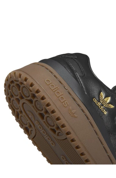 Shop Adidas Originals Forum 84 Low Basketball Sneaker In Black/ Ivory/ Gum