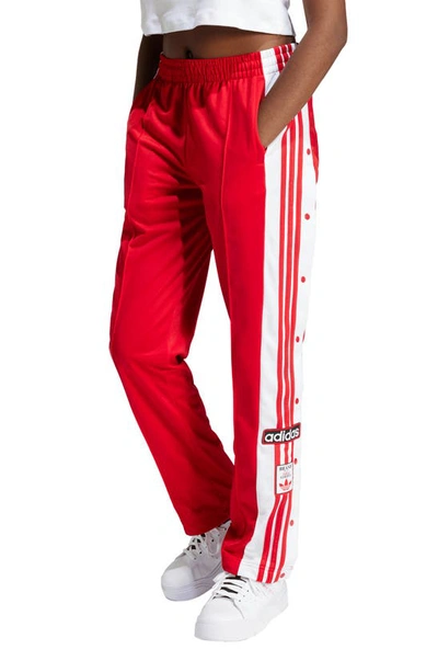 Shop Adidas Originals Adibreak Track Pants In Better Scarlet