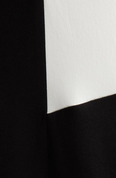 Shop Bite Studios Colorblock Long Sleeve Maxi Dress In Black White