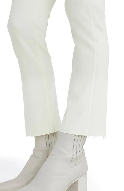 Rag & Bone Peyton Mid-rise Ankle Bootcut Jeans In Ecru