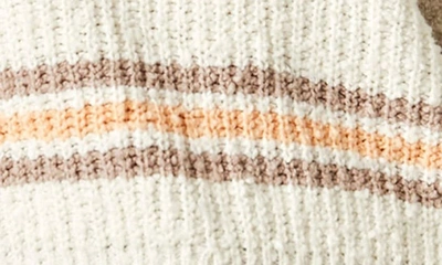 Shop Free People Kennedy Stripe Sweater In Ivory Oak Combo