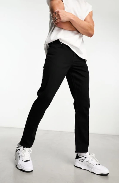 Shop Asos Design Slim Fit Jeans In Black