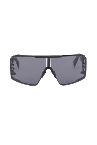 Shop Balmain Le Masque Sunglasses In Black
