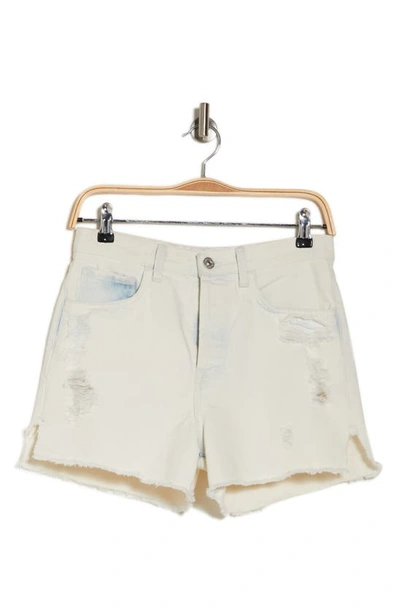 Shop Seven Ruby Destroyed Fray Hem Cutoff Denim Shorts In Astrid