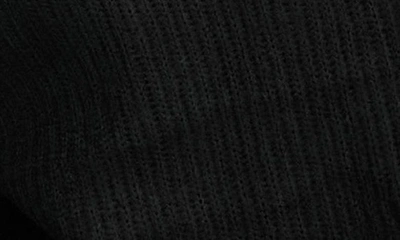 Shop Asos Design Mock Neck Rib Sweater In Black