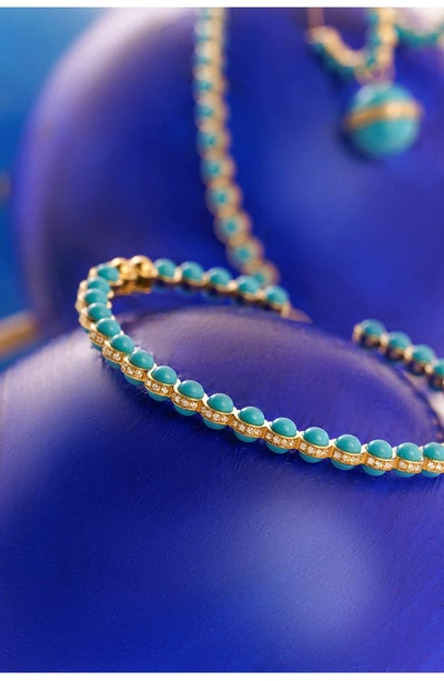 L'atelier Nawbar The Atom Cuff Bracelet In Cobalt