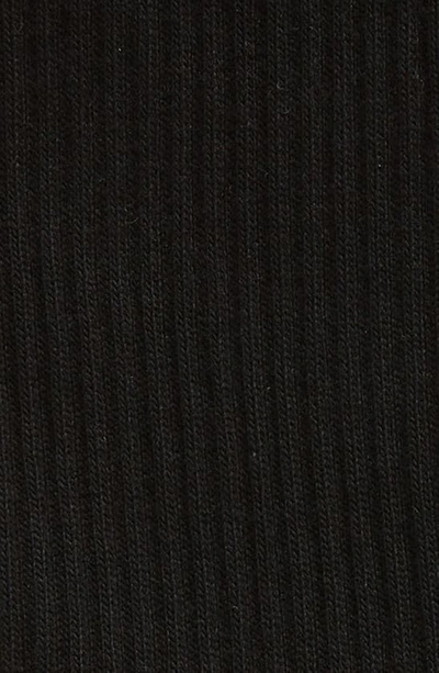 Shop Jacquemus Les Chaussettes Logo Jacquard Cotton Blend Crew Socks In Black