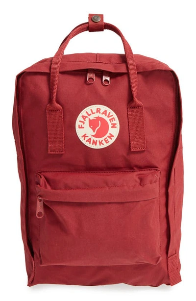 Shop Fjall Raven Kånken 15-inch Laptop Backpack In Ox Red