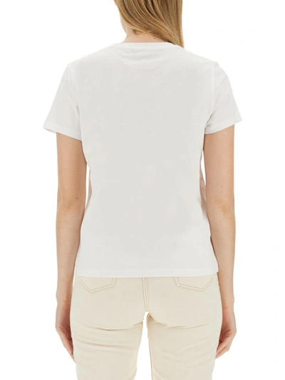 Shop Apc A.p.c. T-shirt With Logo In White