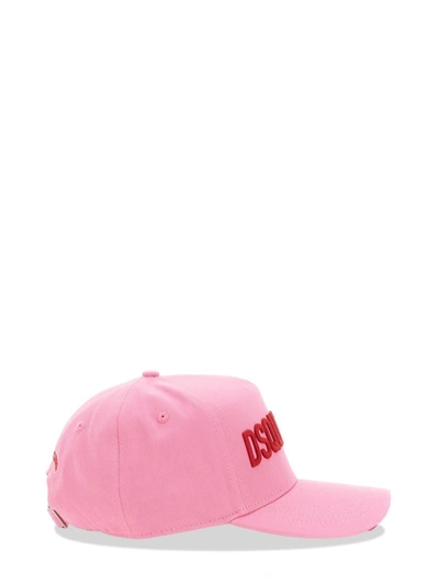 Shop Dsquared2 Baseball Cap In Pink